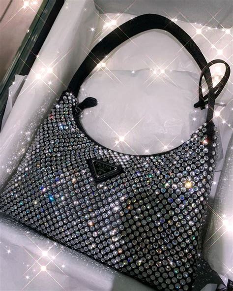 Prada sparkle bag